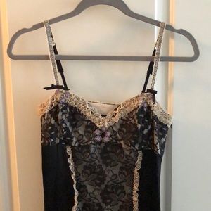 Betsey Johnson Silk Slip Dress 0